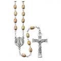  PREMIUM HANDCRAFTED FAUX MARBLE OVAL BEAD GIFT ROSARY 